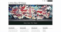 Desktop Screenshot of littleboxofhope.com